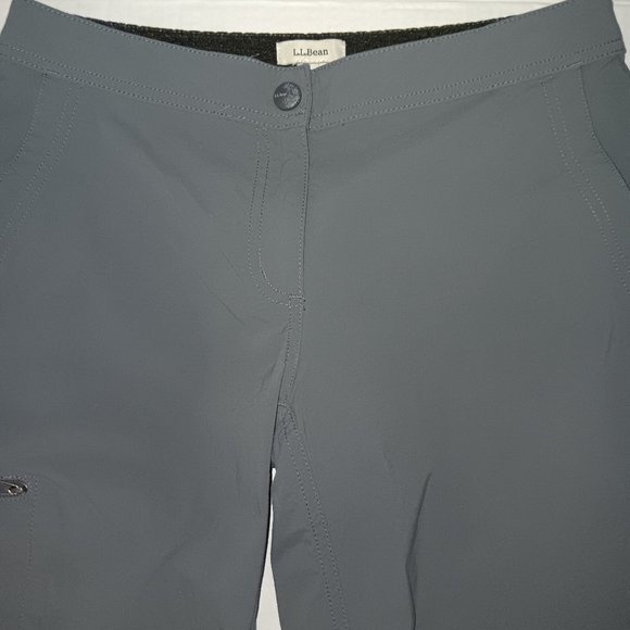 L.L. BEAN WATER REPELLENT COMFORT TRAIL CROP PANTS - Picture 7 of 8